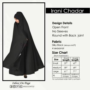 Irani Chadar - Black"