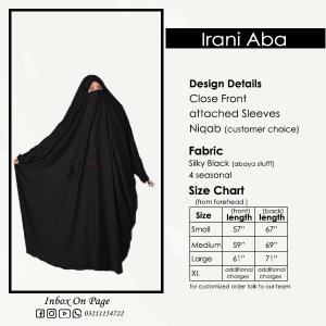 Aba - Front Close - With Niqab"